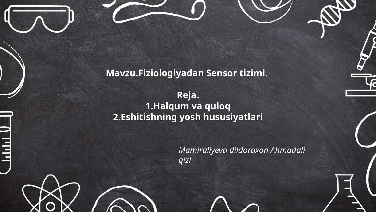 Fiziologiyadan Sensor tizimi