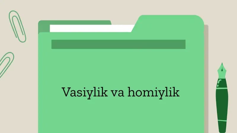 Vasiylik va homiylik