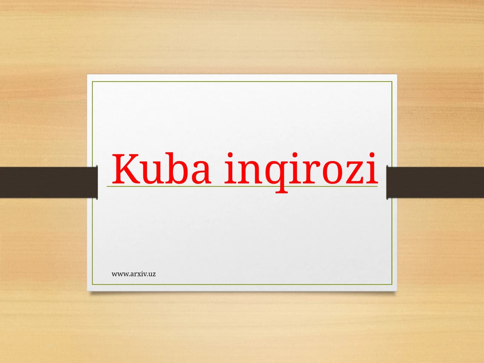 Kuba inqirozi