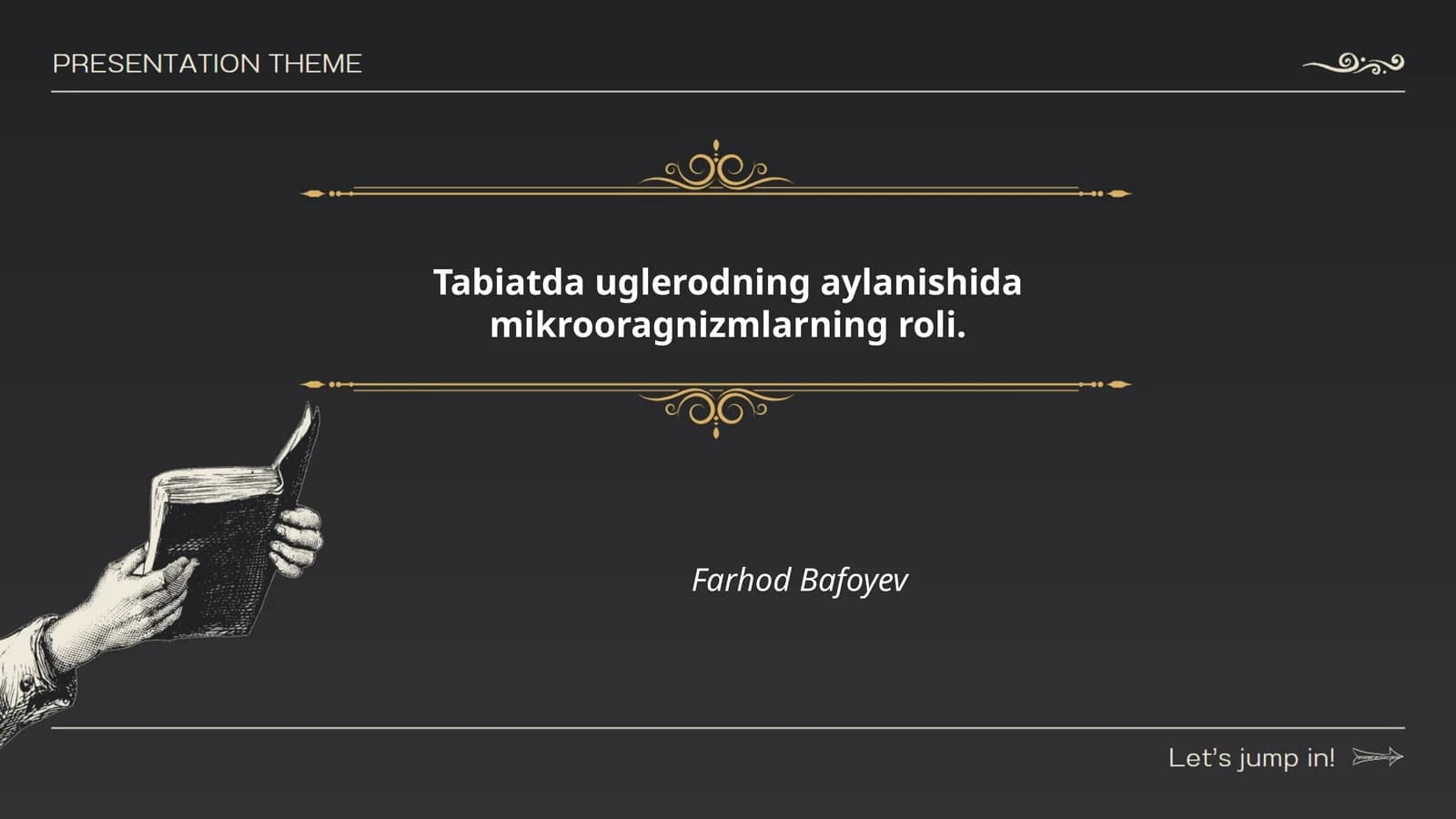 Uglerod aylanishi va mikroorganizmlar roli
