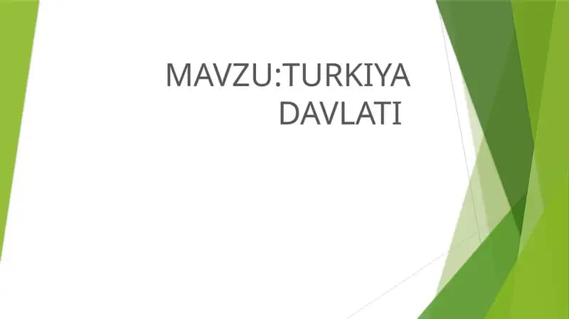 TURKIYA DAVLATI
