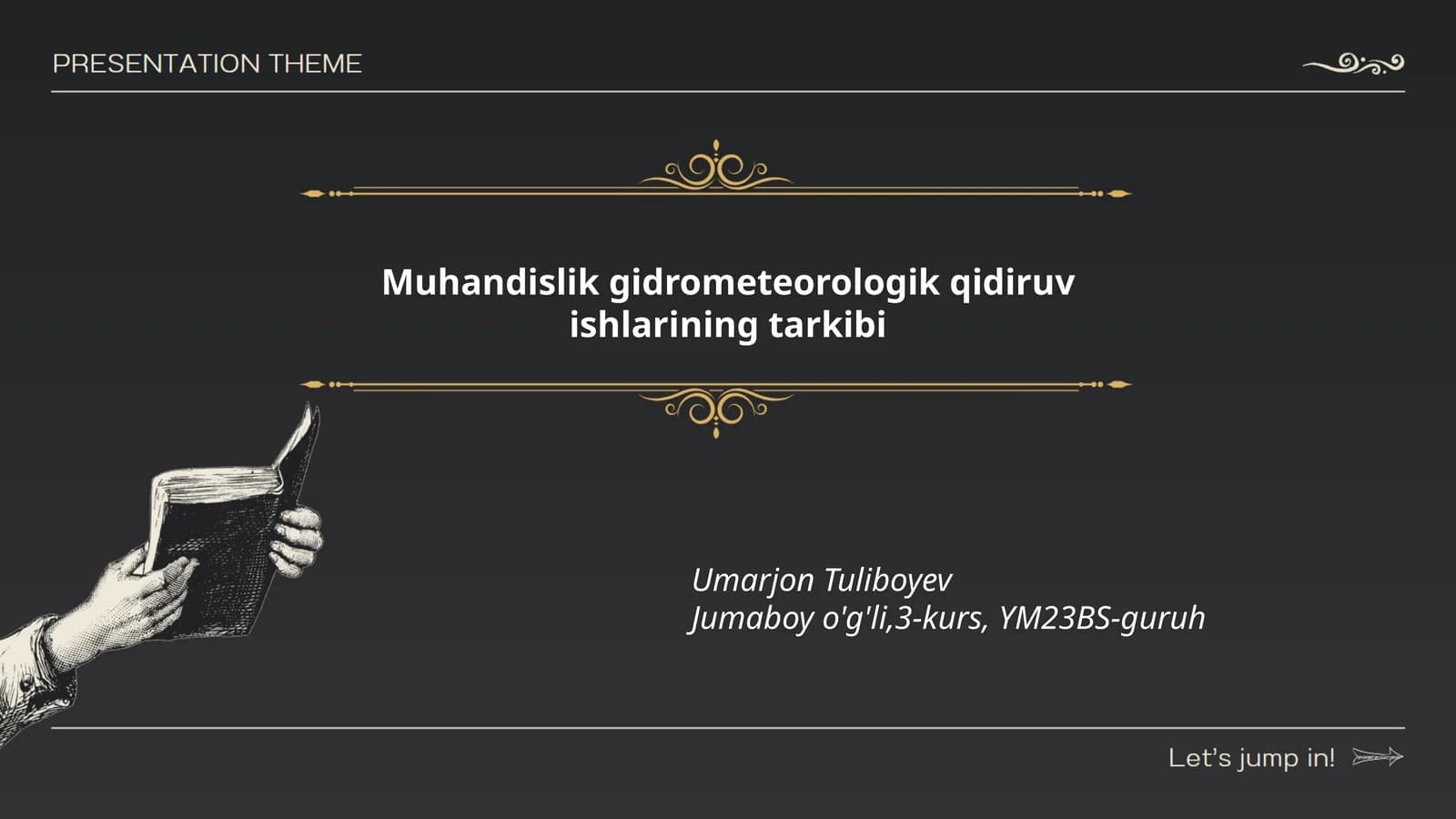 Muhandislik gidrometeorologik qidiruv ishlarining tarkibi
