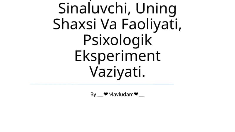 Psixologiyada Empirik Metodlar