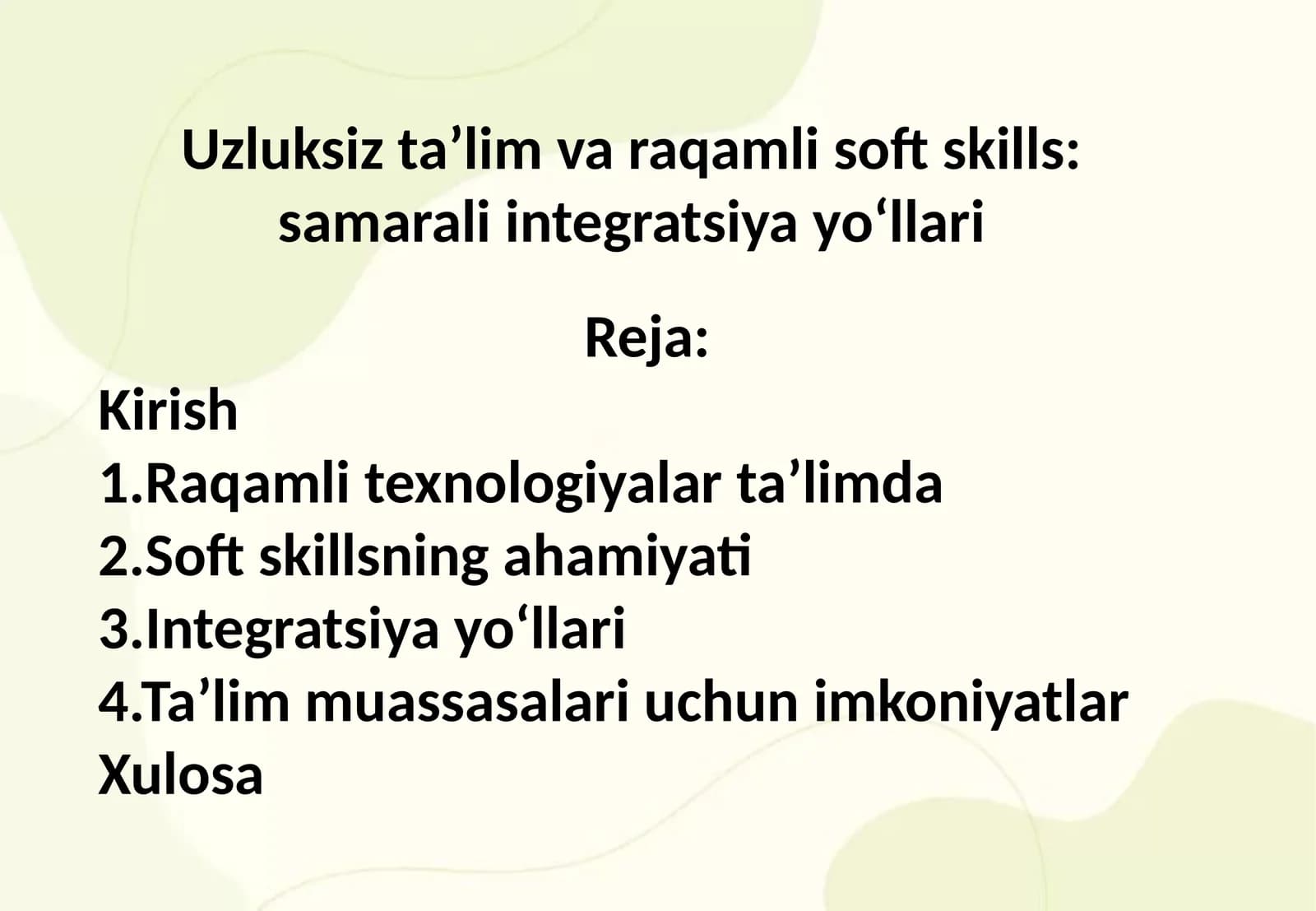 Uzluksiz ta’lim va raqamli soft skills: samarali integratsiya yo‘llari