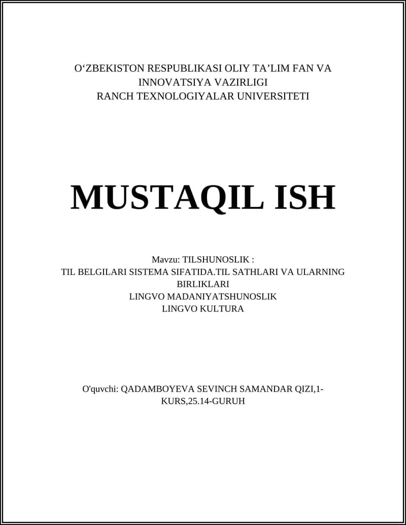 TILSHUNOSLIK