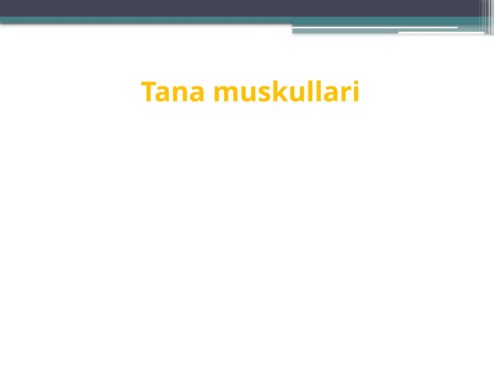 Tanamuskullari