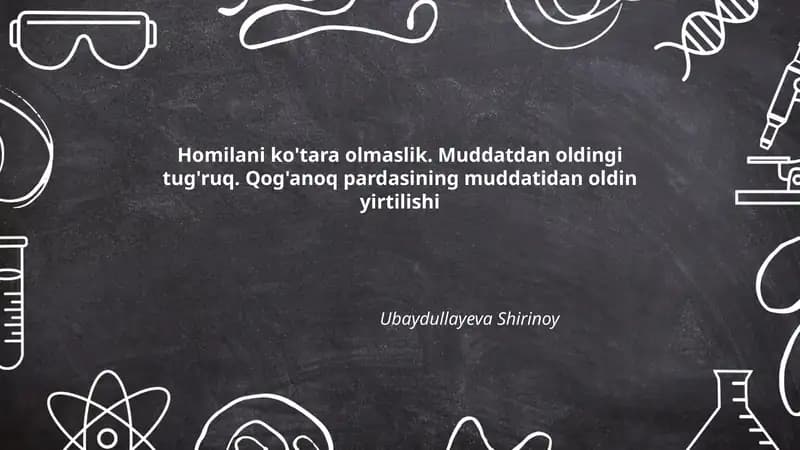 Homilani ko'tara olmaslik