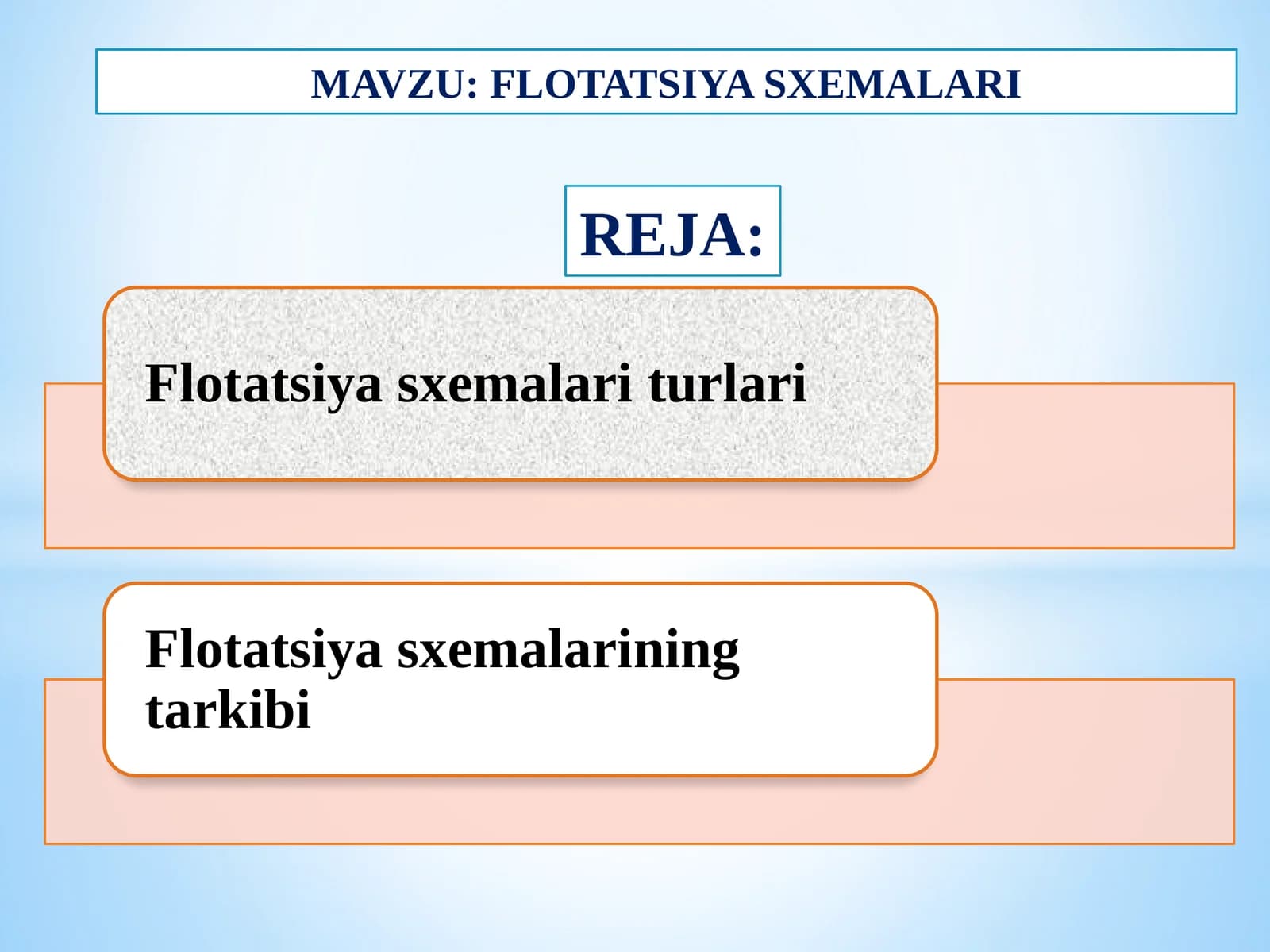FLOTATSIYA SXEMALARI