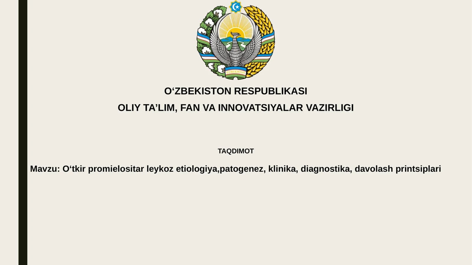 O'tkirpromielositar leykemiya