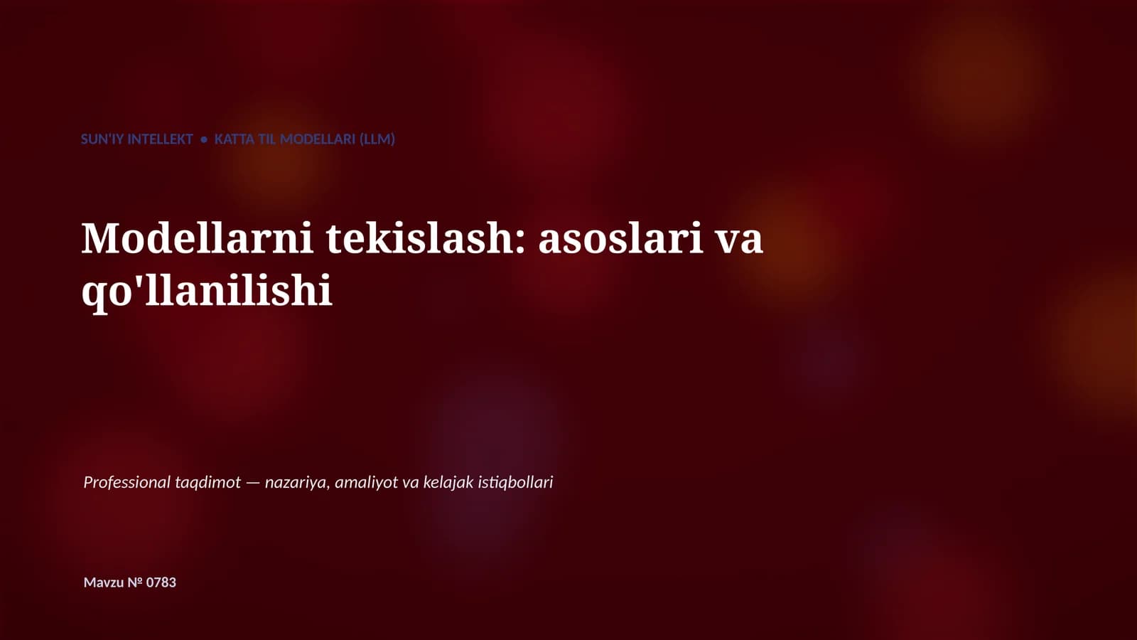 Katta Til Modellari (LLM)