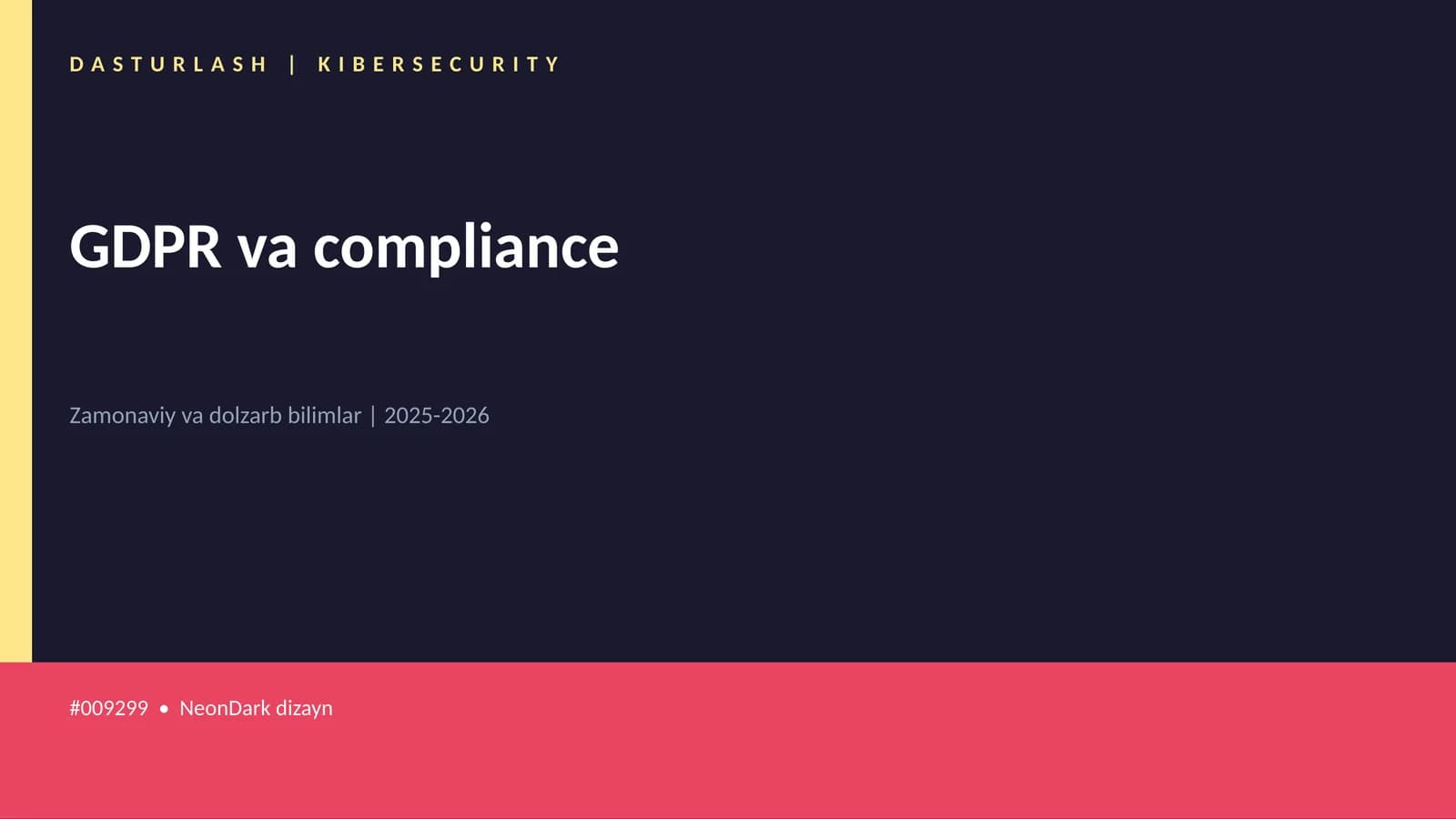 GDPR va compliance