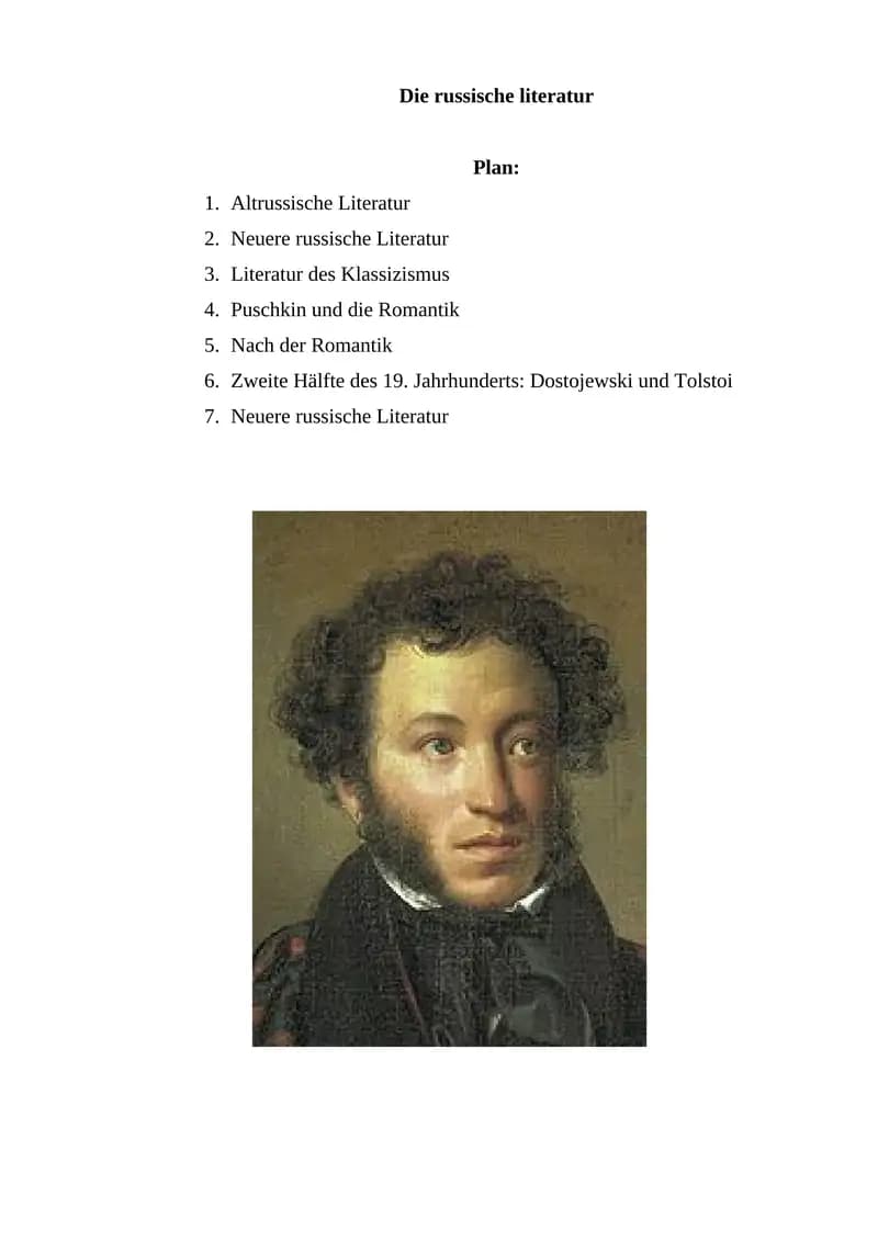 Die russische literatur