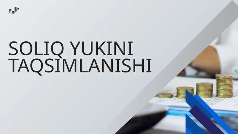 SOLIQ YUKINI TAQSIMLANISHI