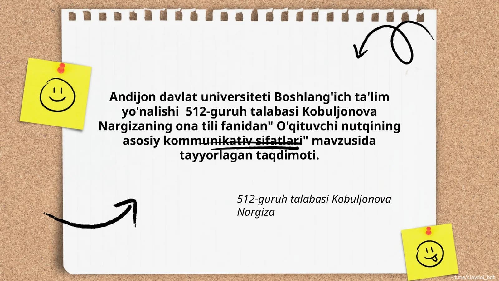 O'qituvchi nutqining asosiy kommunikativ sifatlari
