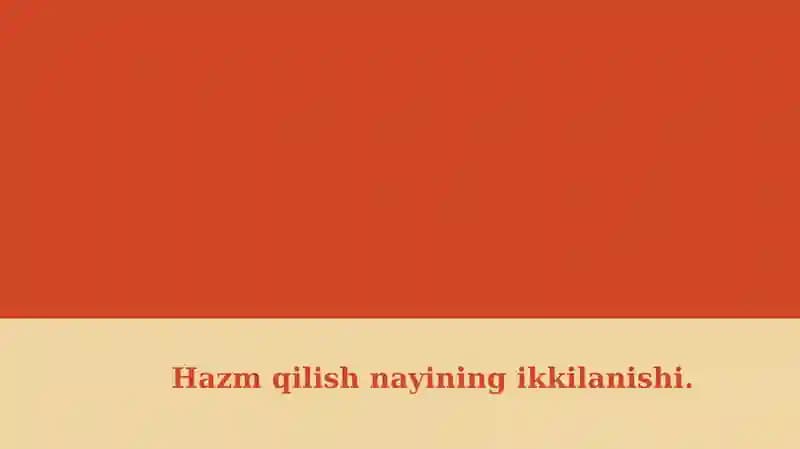 Hazm qilish nayining ikkilanishi