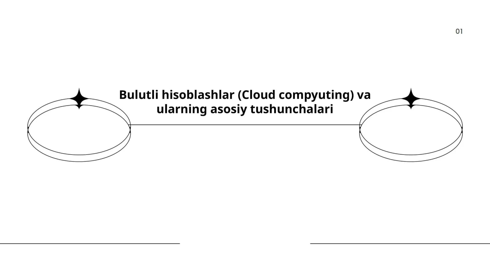 Bulutli hisoblashlar (Cloud compyuting) va ularning asosiy tushunchalari
