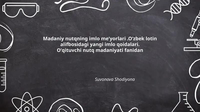 Oʻzbek lotin alifbosidagi yangi imlo qoidalari