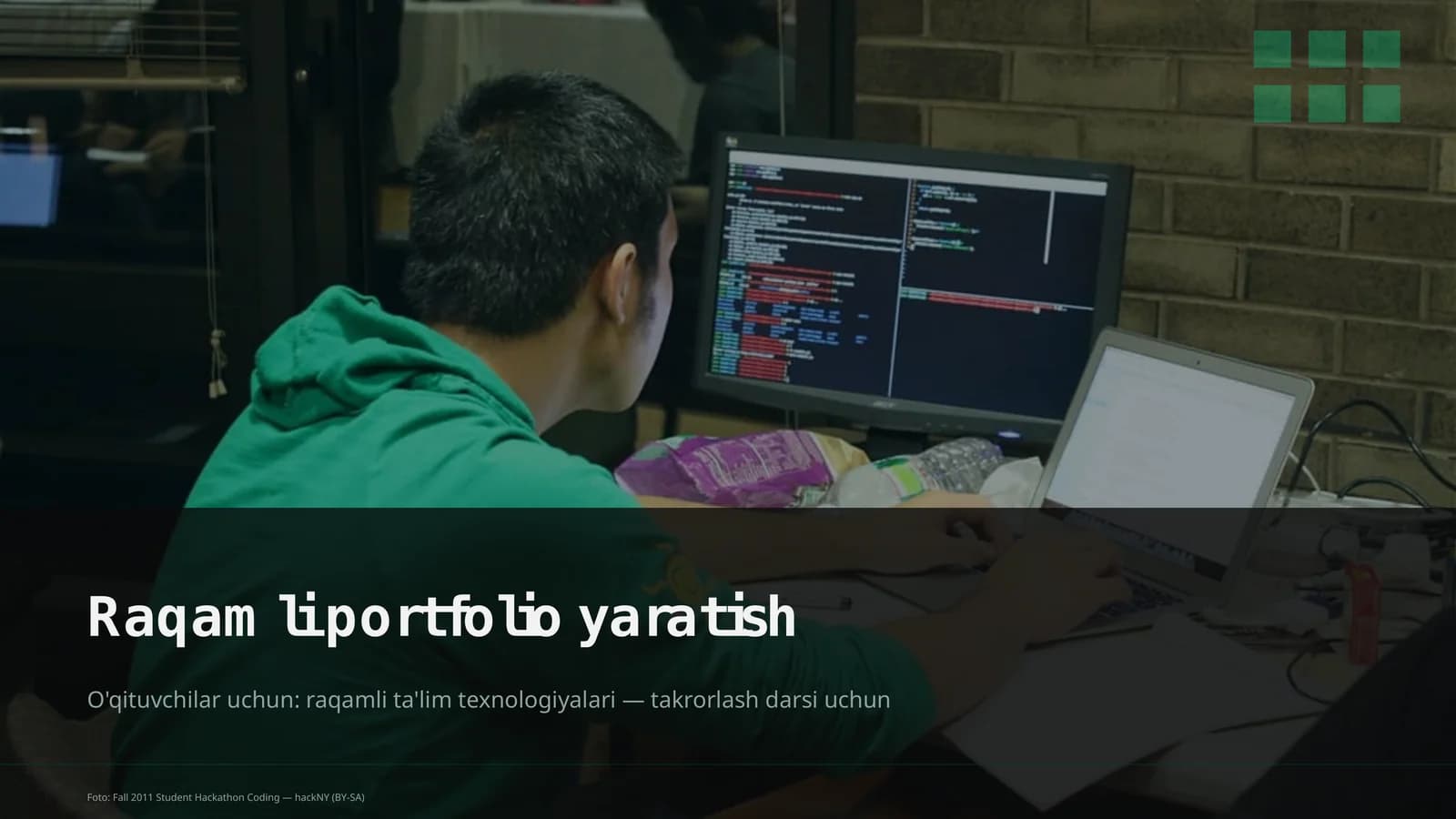 Raqamli portfolio yaratish