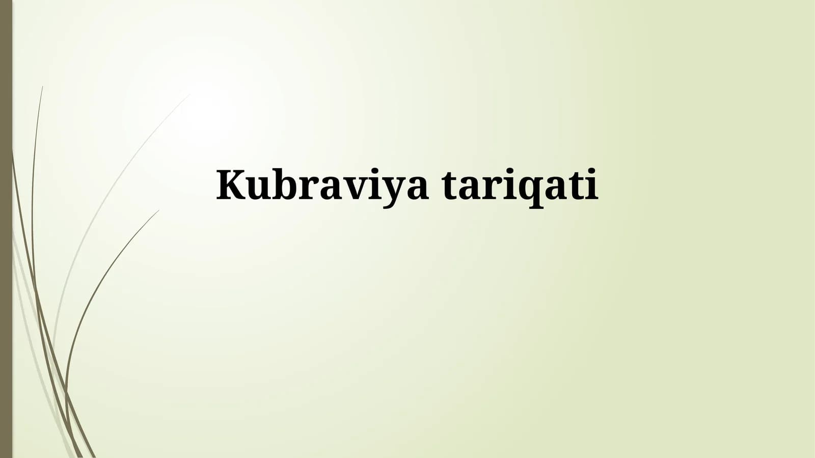 Kubraviyatariqati