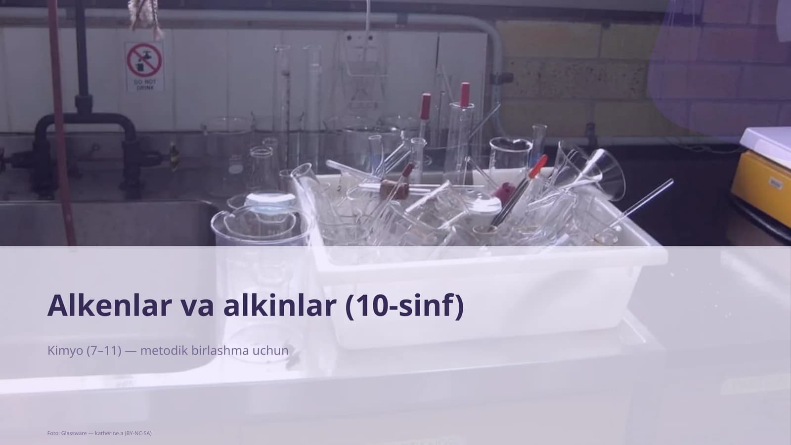 Alkenlar va alkinlar (10-sinf)