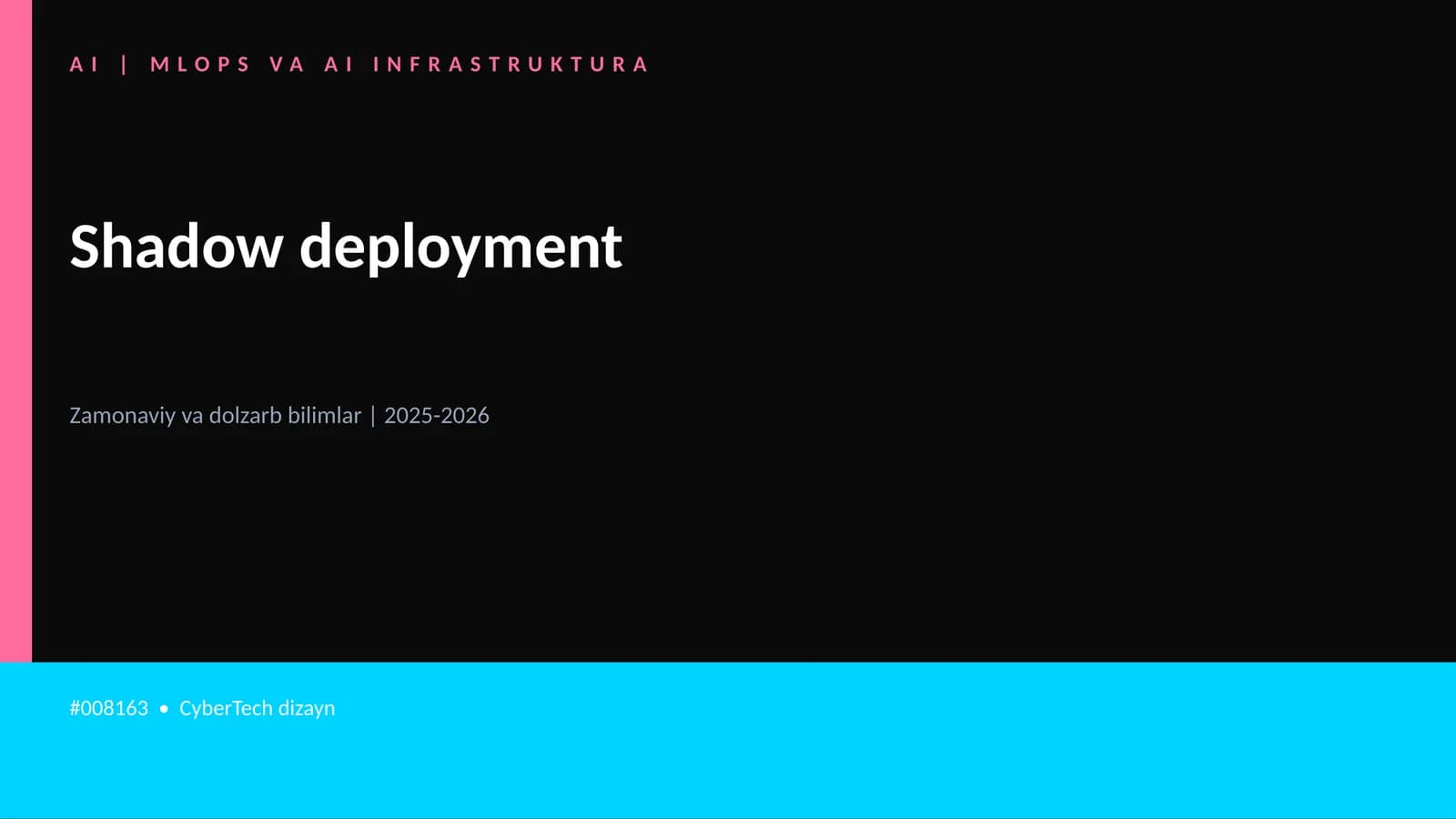 AI | MLOPS VA AI INFRASTRUKTURA