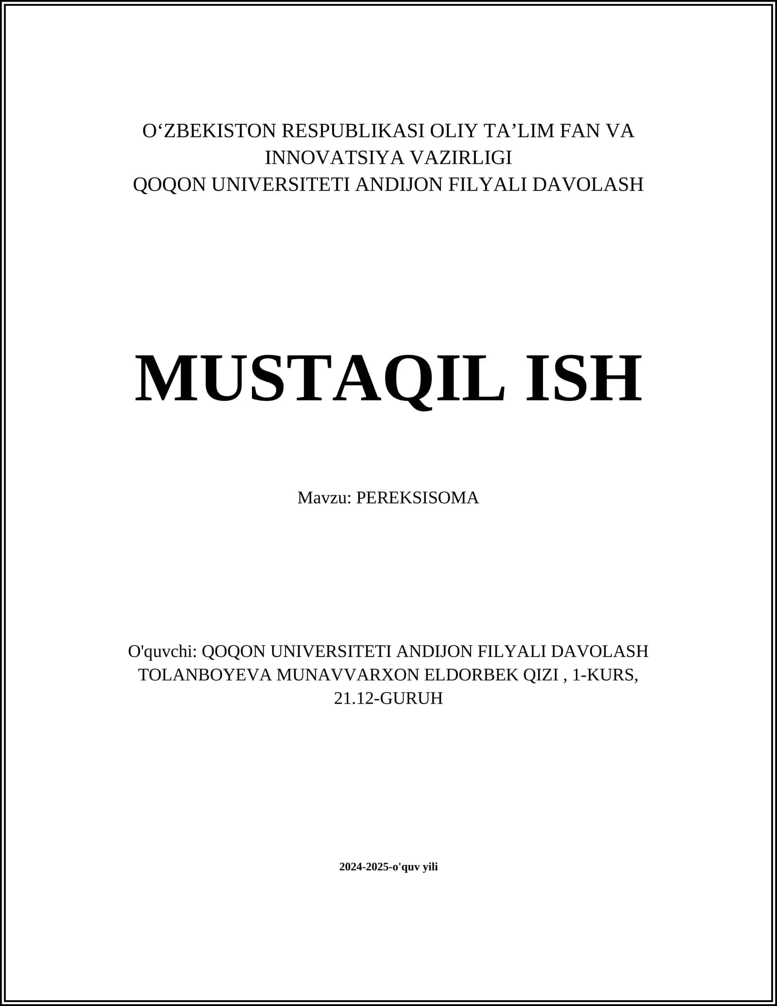 PEREKSISOMA