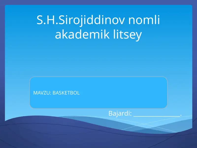 Basketbol