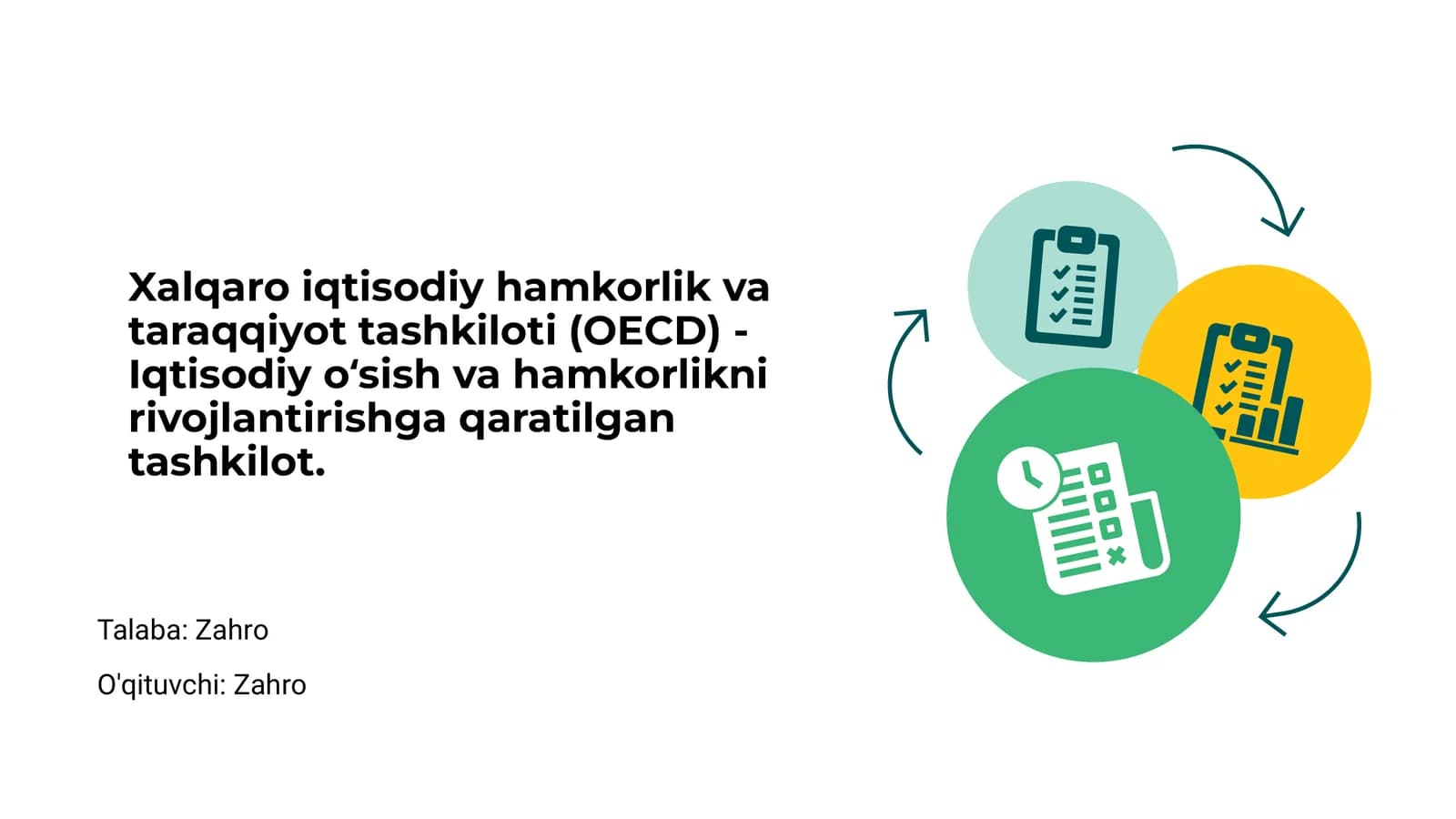 OECD: Tashkilot haqida umumiy ma'lumot
