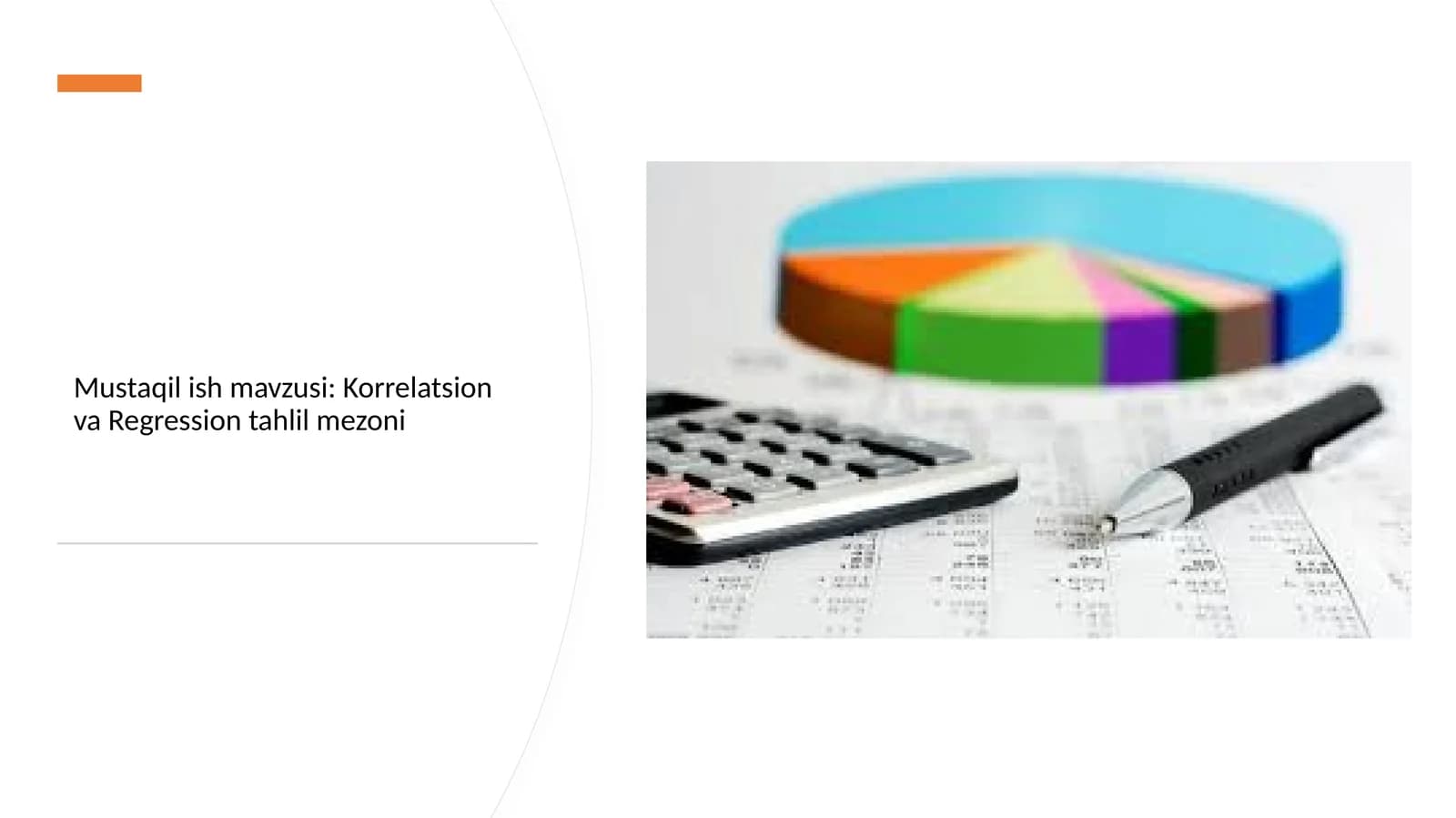 Korrelatsion va Regression tahlil mezoni