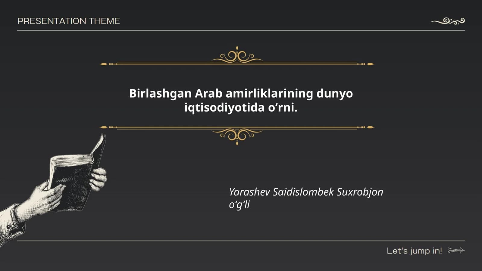 Birlashgan Arab amirliklarining iqtisodiy rivojlanish modeli