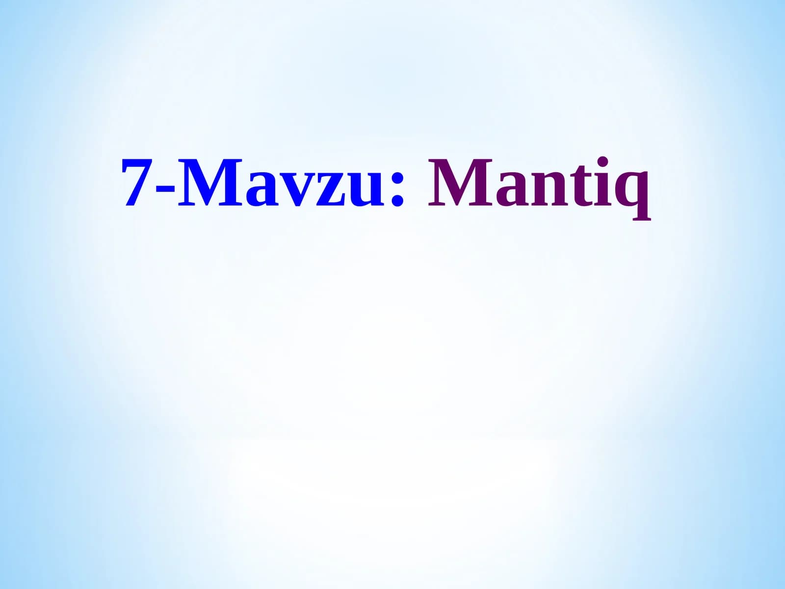 Mantiq