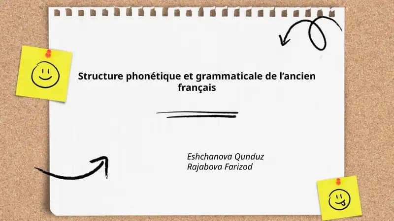 Les voyelles nasales en ancien français