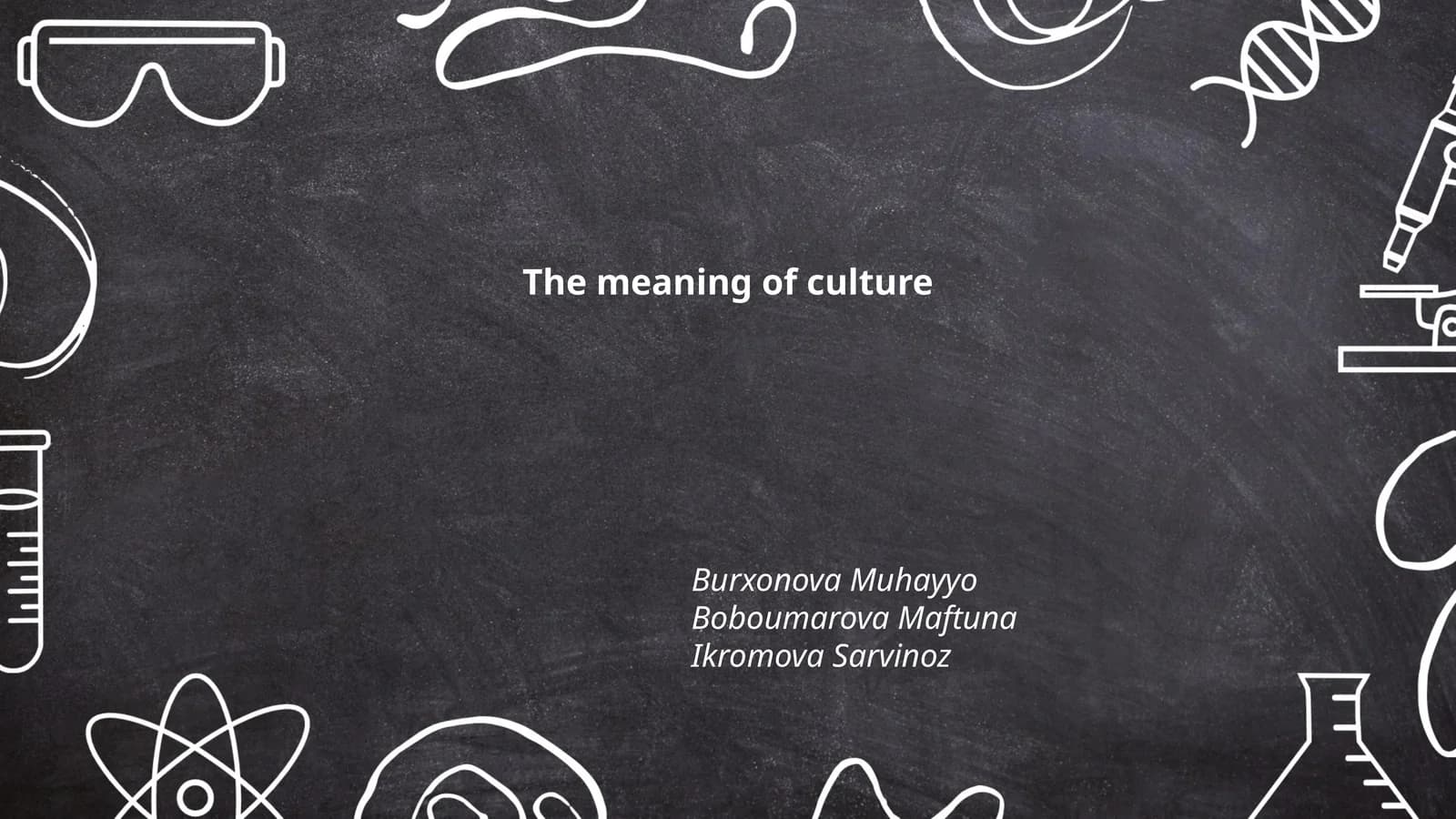The meaning of culture