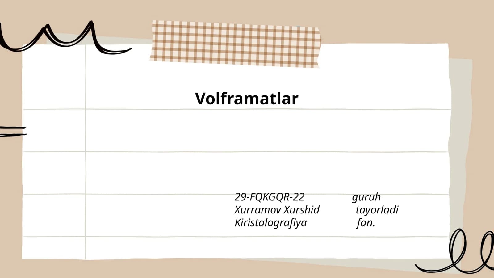 Volframatlar
