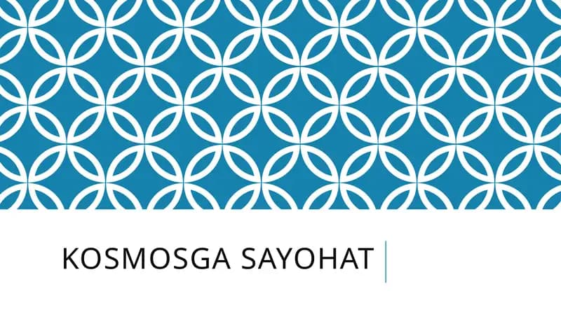 Kosmosgasayohat