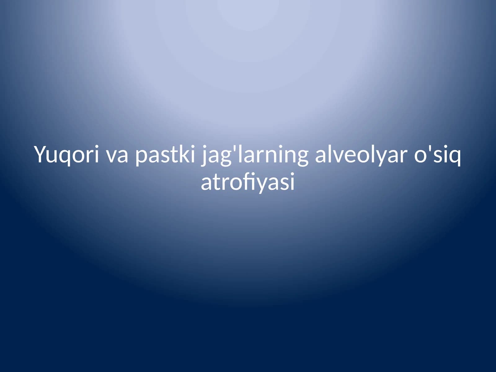Jag' suyagi atrofiyasi
