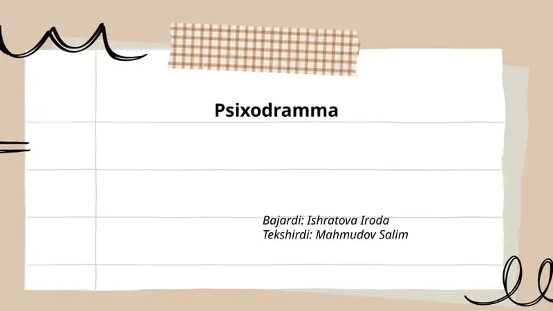 Psixodramma