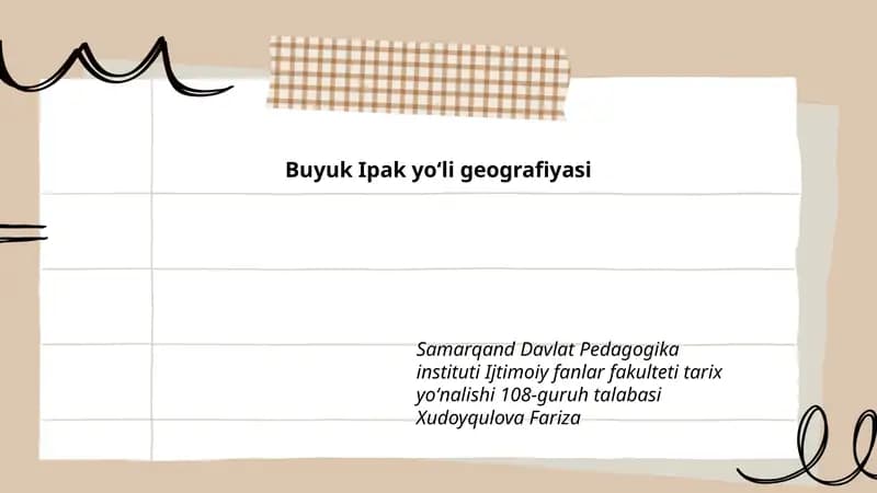 Buyuk Ipak yoʻli geografiyasi