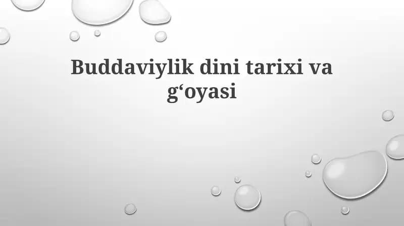 Buddaviylikdinitarixivagʻoyasi