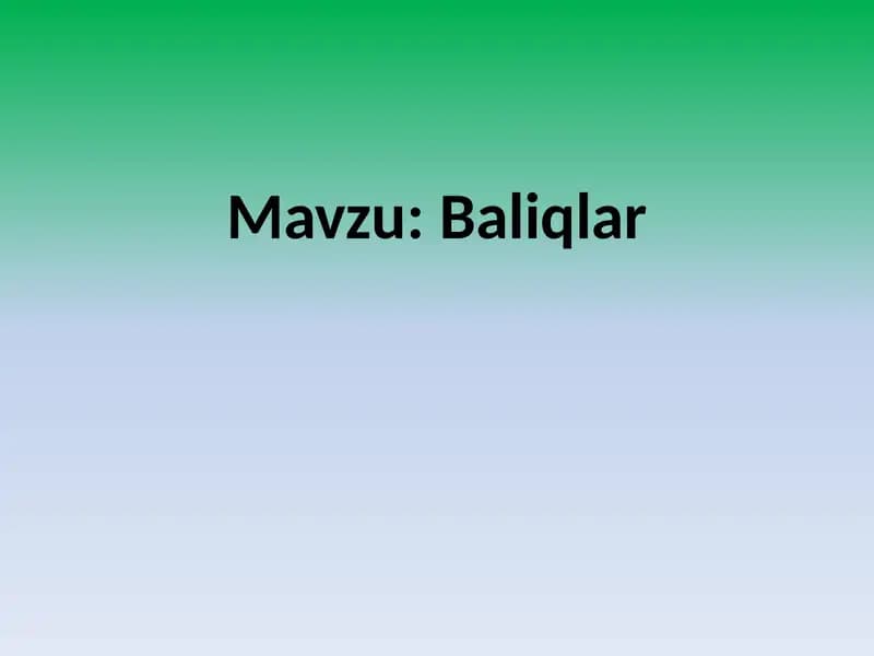 Baliqlar