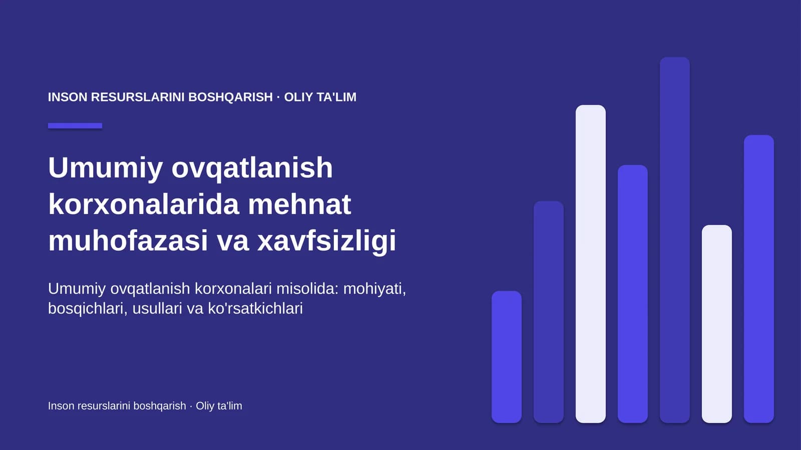 umumiy ovqatlanish korxonalarida mehnat muhofazasi va xavfsizligi 2273