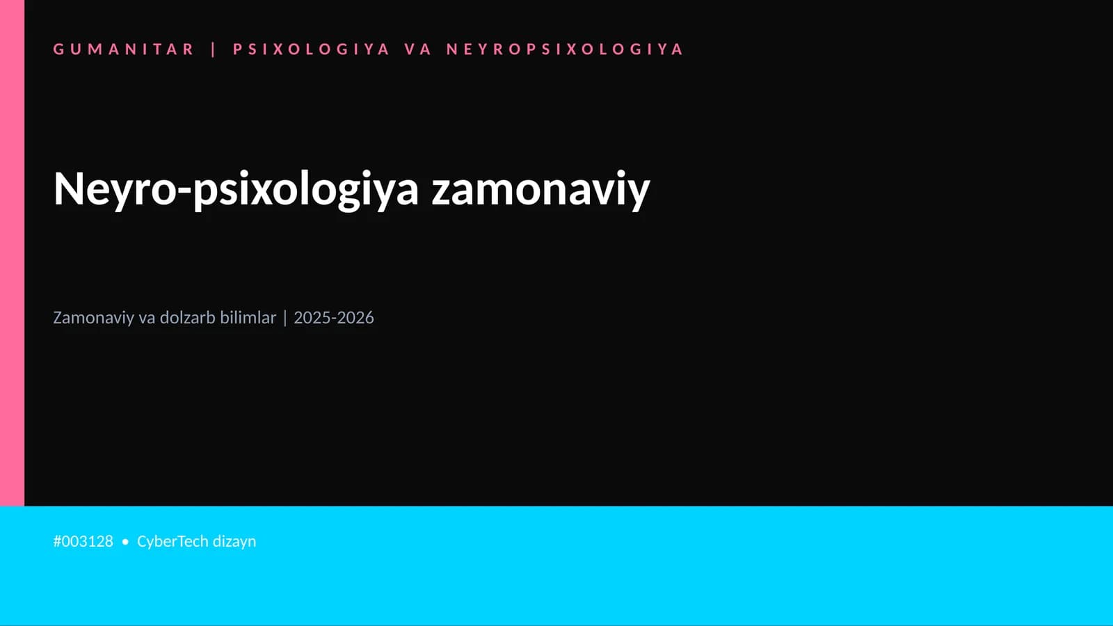 Neyro-psixologiya zamonaviy