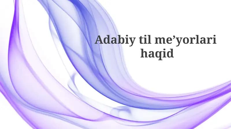 Adabiytilmeʼyorlarihaqid