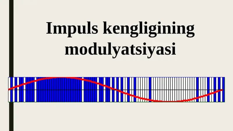 Impuls kengligining modulyatsiyasi