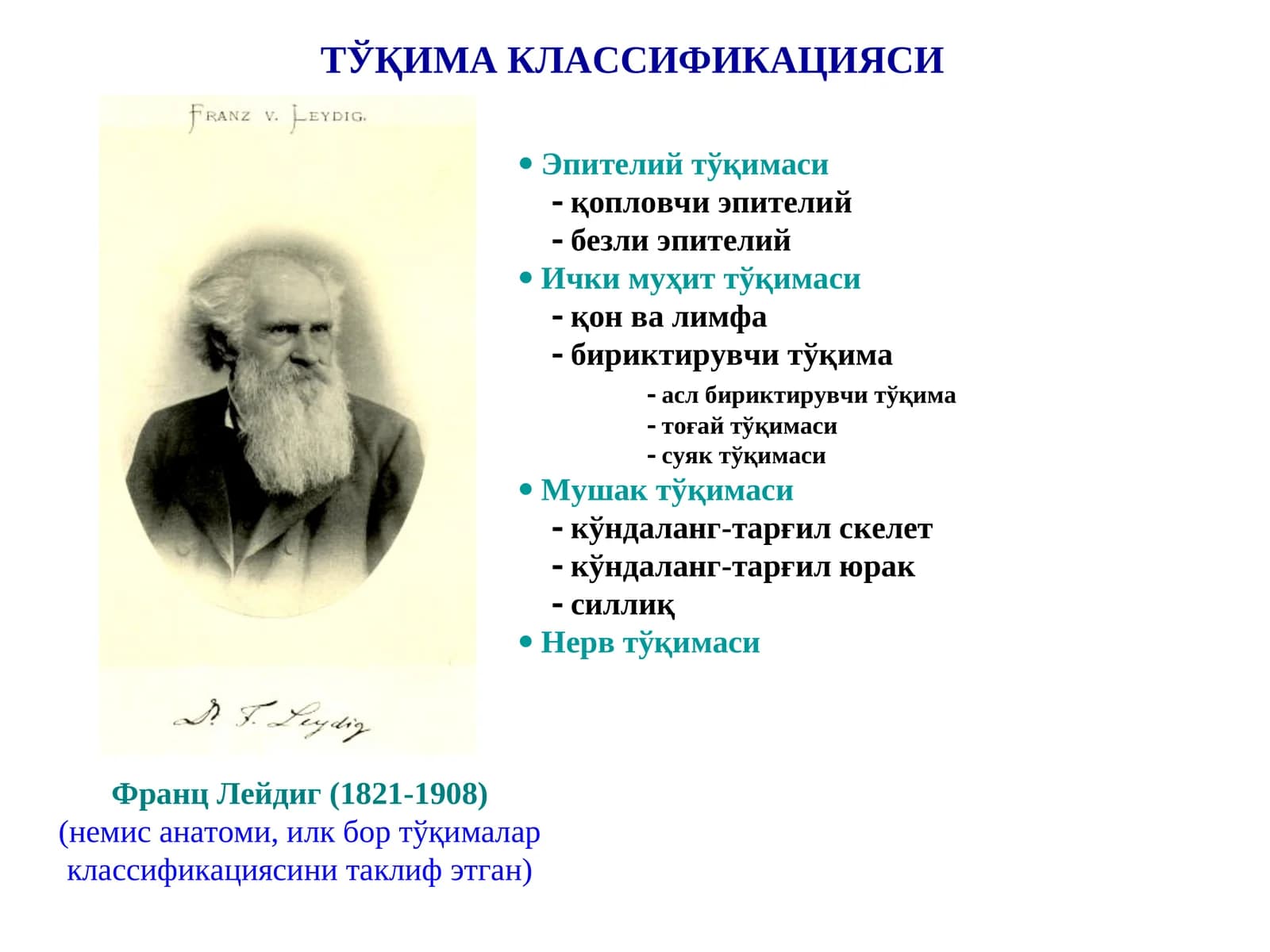 Франц Лейдиг (1821-1908)