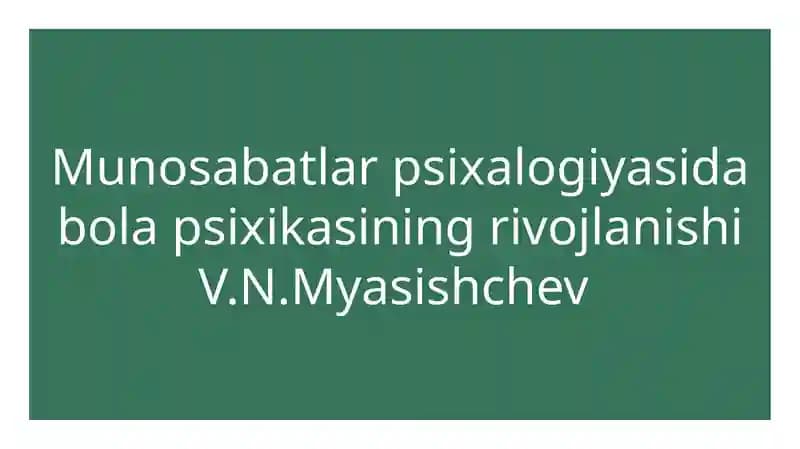 Munosabatlar psixologiyasi