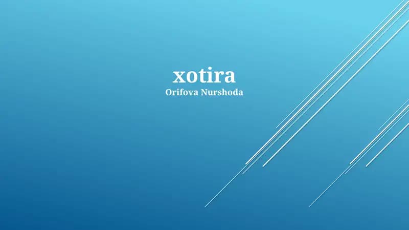 Xotira