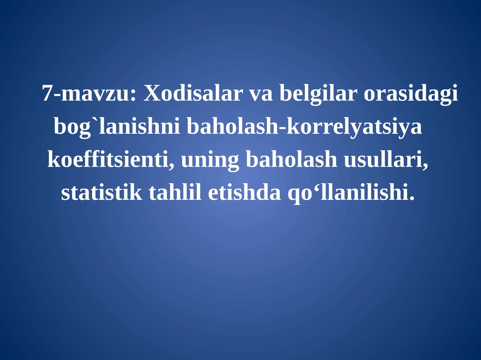 Korrelyatsiya koeffitsienti