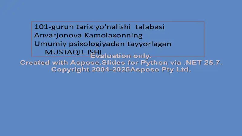 101-guruh tarix yo'nalishi  talabasi