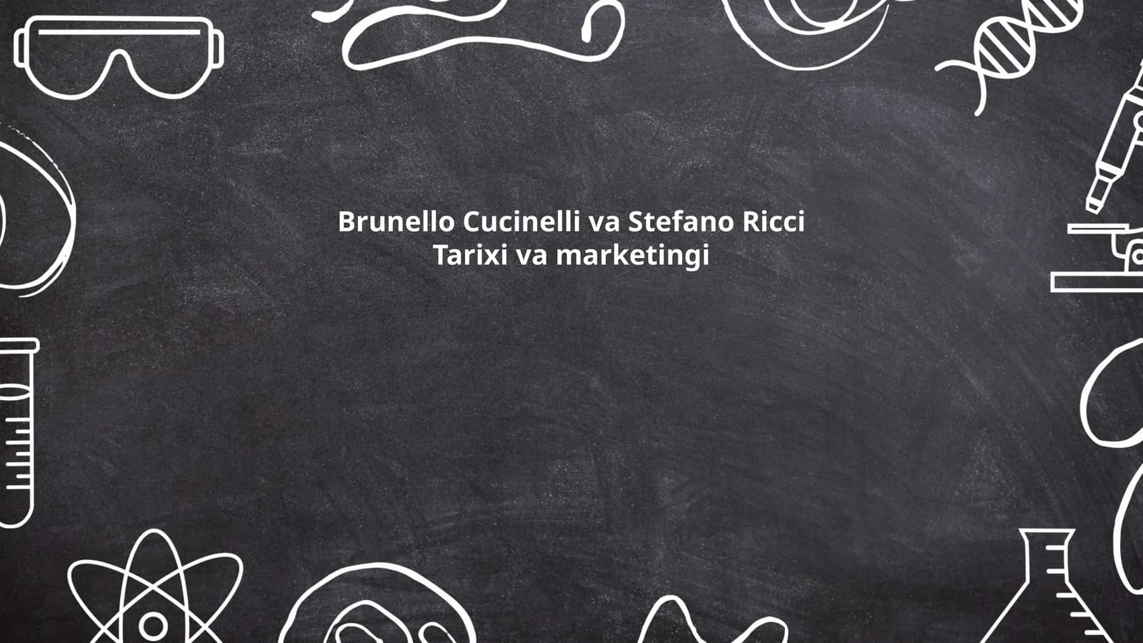 Brunello Cucinelli va Stefano Ricci Tarixi va marketingi
